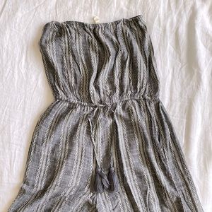 Elan Strapless Romper, Size Medium